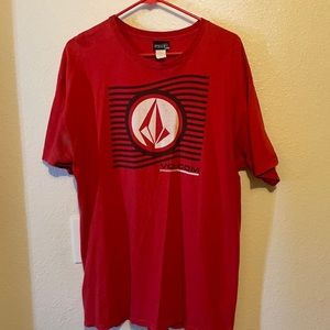 Red Volcom shirt